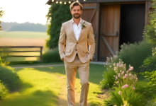 Elevating Destination Weddings with Timeless Linen Suits