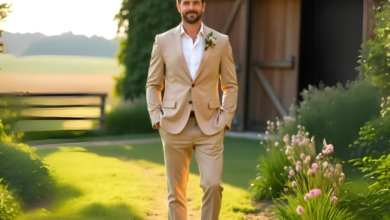 Elevating Destination Weddings with Timeless Linen Suits
